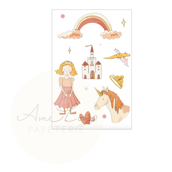 Stickerset "Prinzessin"